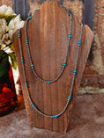 Load image into Gallery viewer, Mio Caro Turquoise and Pearls Necklace
