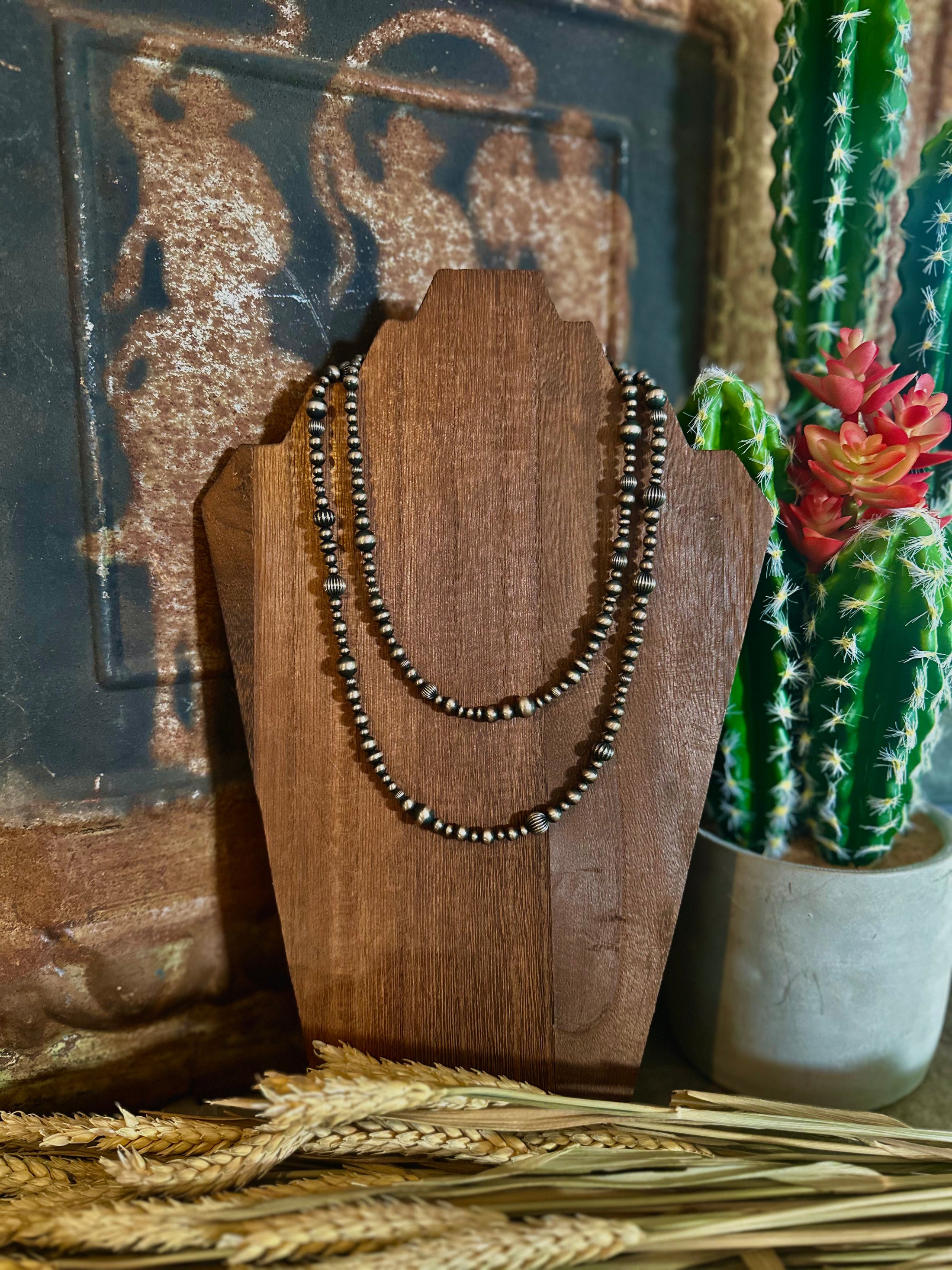 Lacie Navajo Pearl Style 20” Necklace