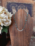 Load image into Gallery viewer, "Darlin" Sterling Silver Pearl and Turquoise Necklace
