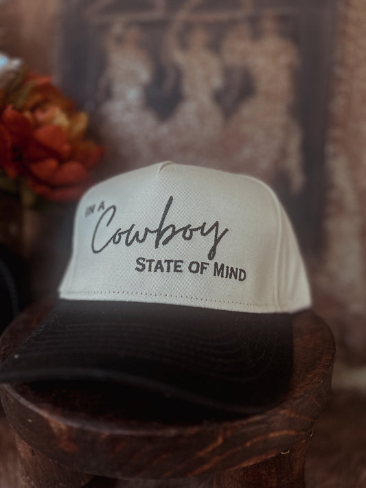 Cowboy State of Mind Embroidered Hat