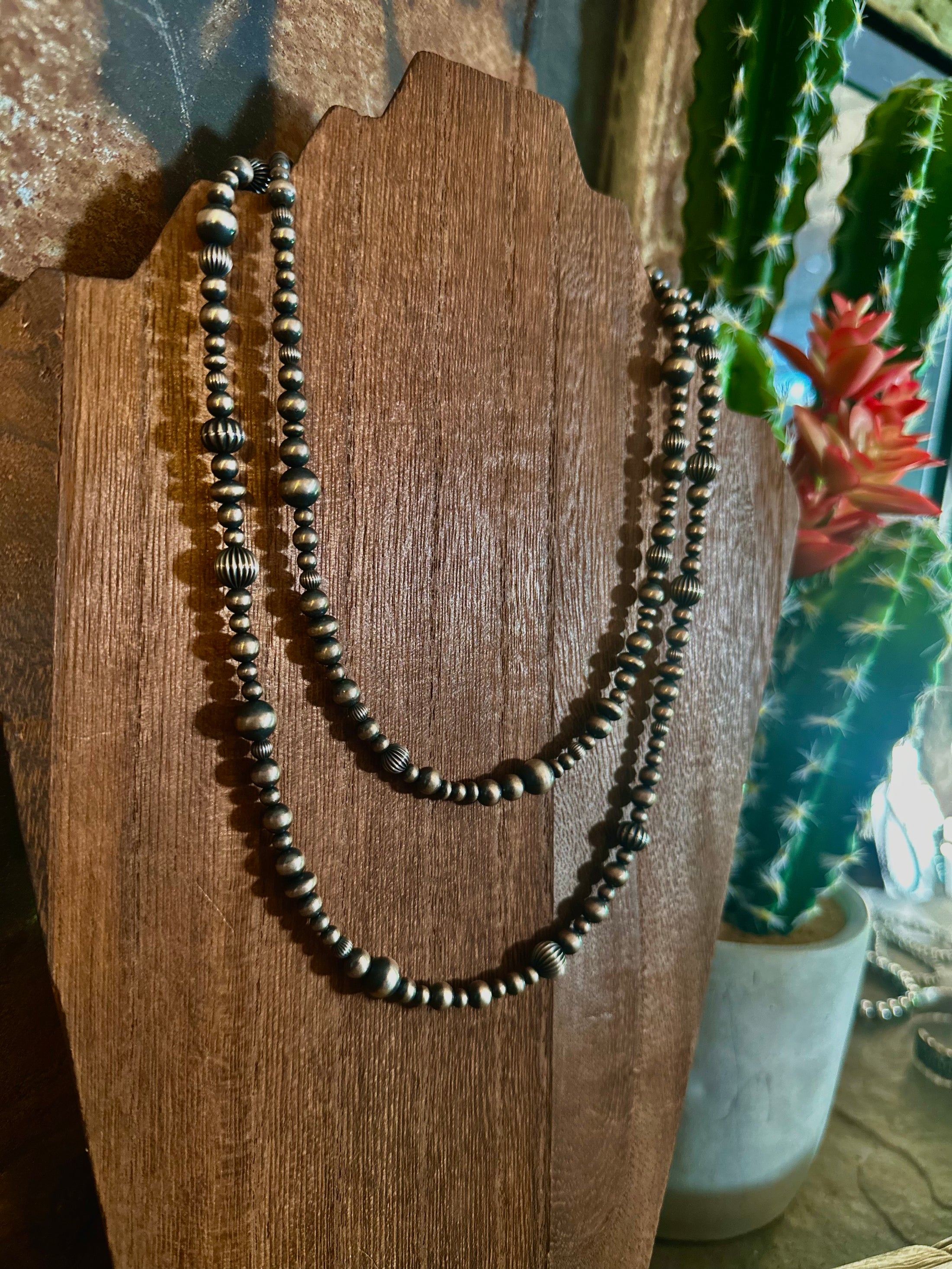 Lacie Navajo Pearl Style 18” Necklace