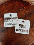 Load image into Gallery viewer, Psalms 50:10 He Owns The Cattle Leather Keychain - SCRIPTUR356
