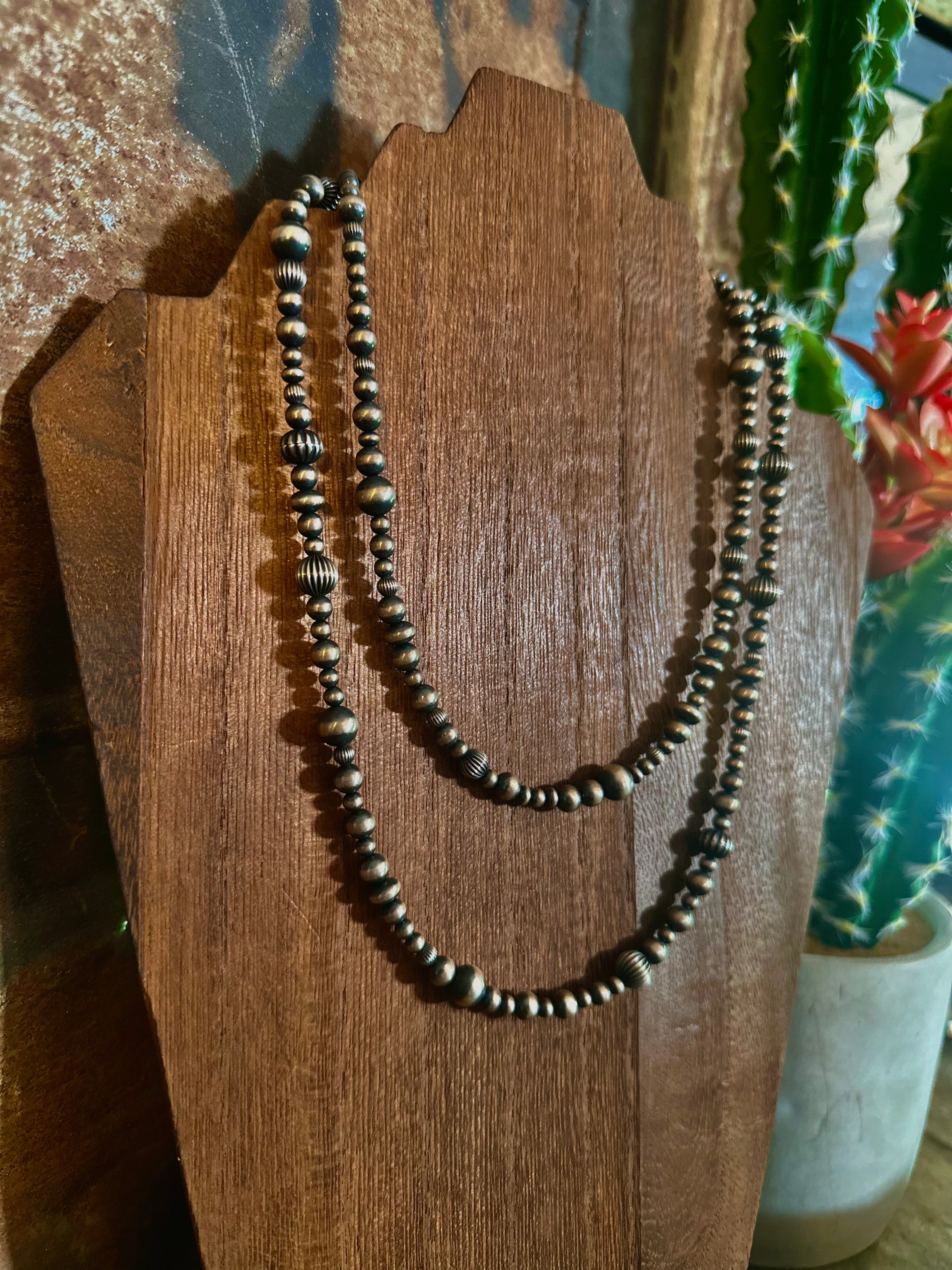 Lacie Navajo Pearl Style 20” Necklace