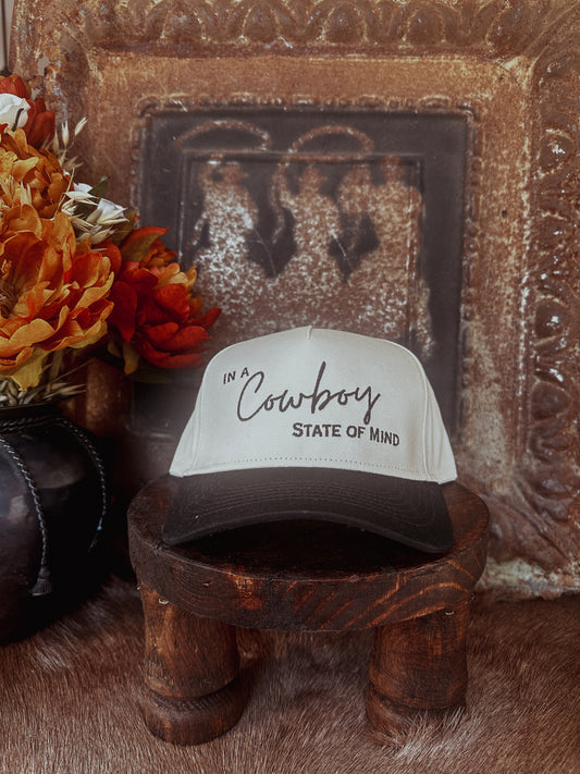 Cowboy State of Mind Embroidered Hat