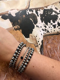 Load image into Gallery viewer, Dainty Black Onyx Cuff
