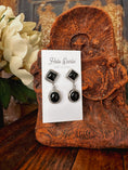 Load image into Gallery viewer, Ma Chérie Black Oynx Earrings
