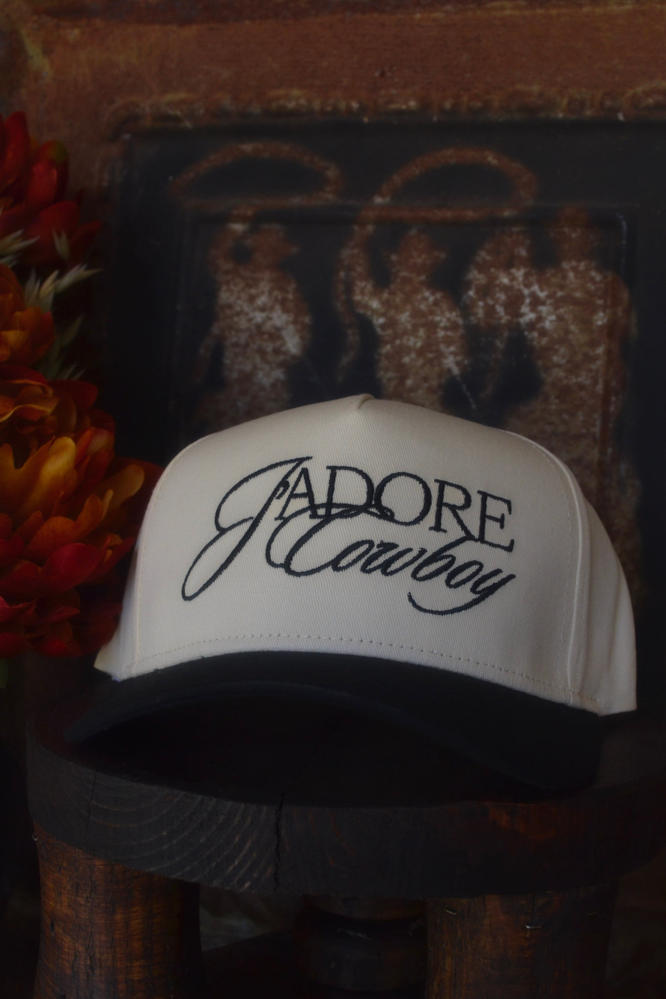 J'Adore Cowboy Embroidered Hat