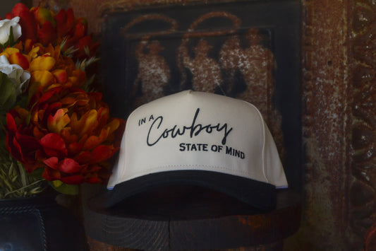 Cowboy State of Mind Embroidered Hat