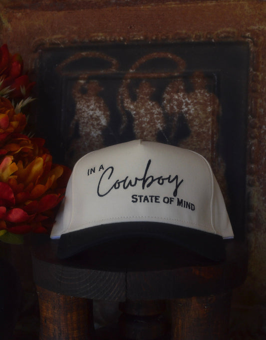 Cowboy State of Mind Embroidered Hat