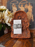 Load image into Gallery viewer, J' Adore Concho Rectangle Earrings
