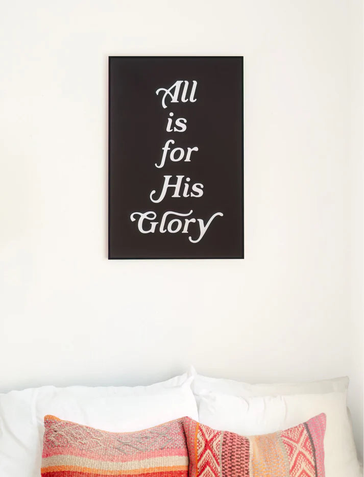 All For His Glory Poster