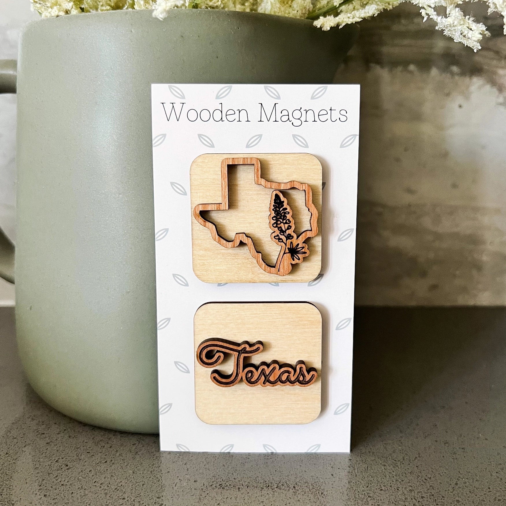 Texas State Magnet Set